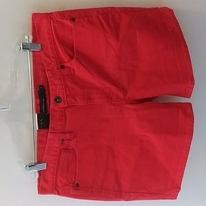 NWT Women's Calvin Klein Jean Shorts RED.